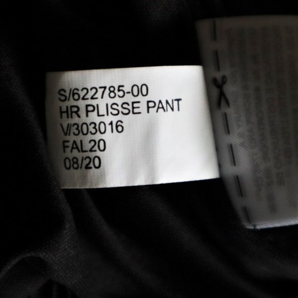 Banana Republic Black Satin Pleated Wide Leg Flowy Plisse Pant NWT - Picture 11 of 11